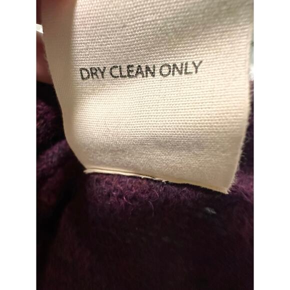 Pacas Baby Alpaca Merino Wool Blend Crewneck Sweater Burgundy – Size L CozyChic - Picture 10 of 10